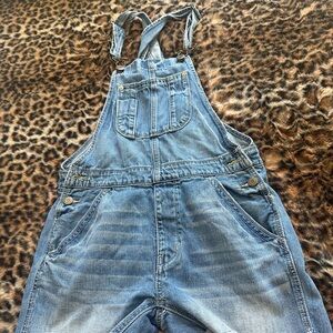American Eagle Outfitters Blue Denim Overalls